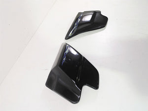 2007 Harley Touring FLHRSE CVO Road King Side Covers Fairings Black Ice 66048-97