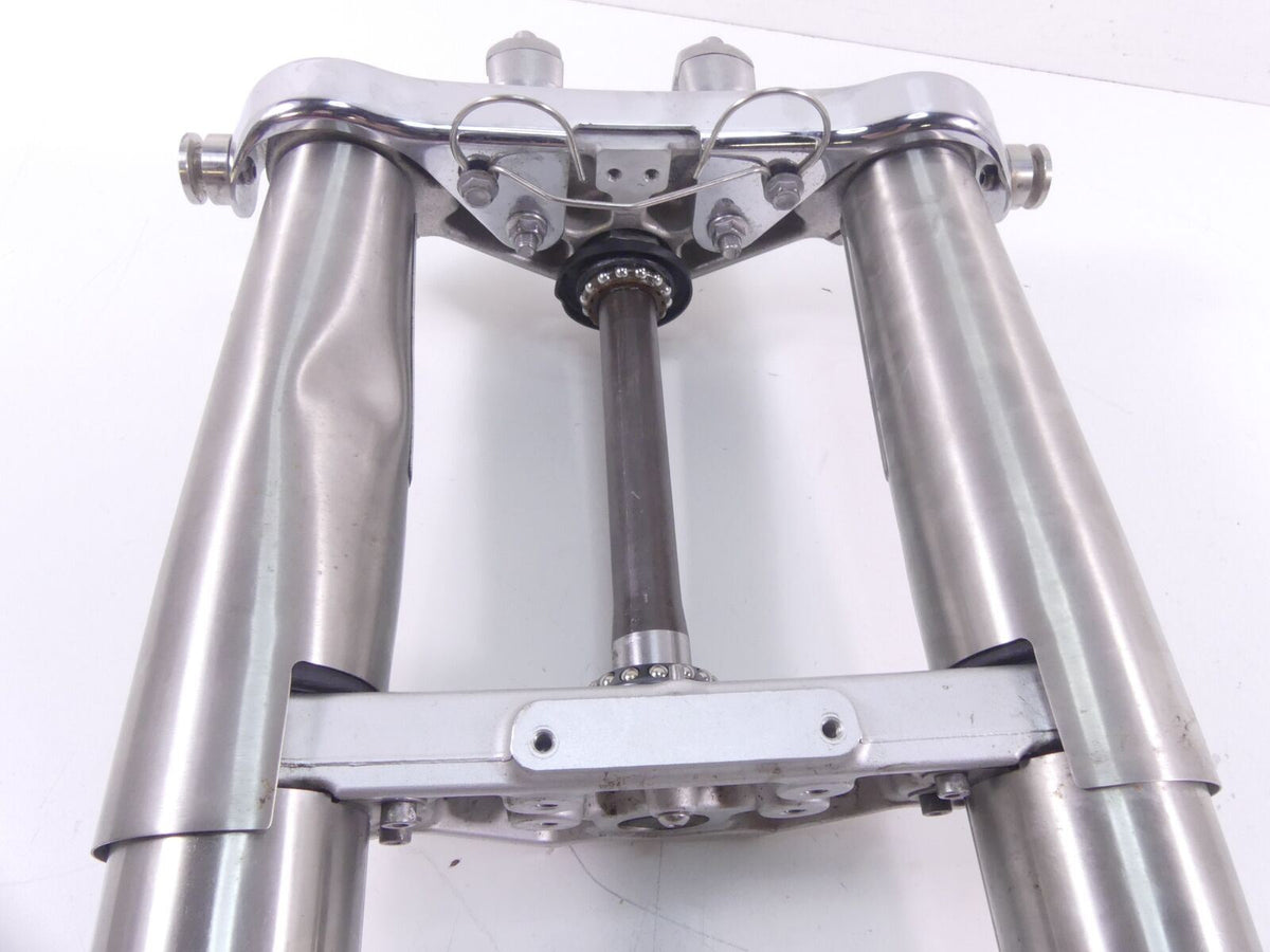 2013 Triumph America EFI Straight Front Forks Triple Tree Suspension Set T204058 {{ shop.shopifyCountryName }} - Mototech271