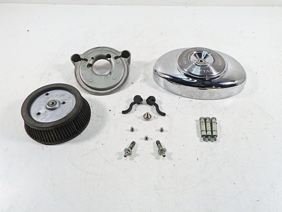 2006 Harley FLSTI Softail Heritage Air Breather Cleaner Filter 29581-01 29478-05 {{ shop.shopifyCountryName }} - Mototech271