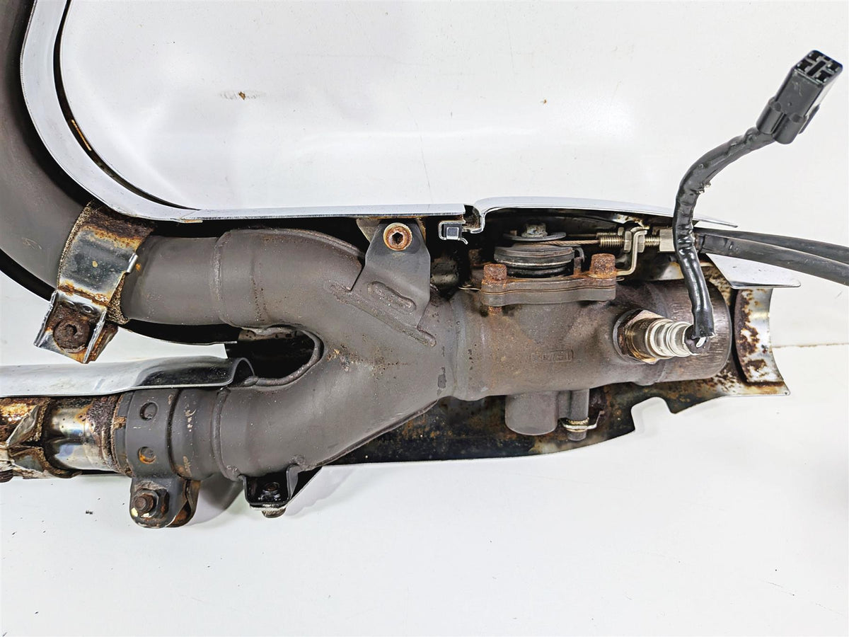 2008 Yamaha XV1900 Roadliner S Exhaust Header Manifold & Servo 1D7-14602-00-00 {{ shop.shopifyCountryName }} - Mototech271