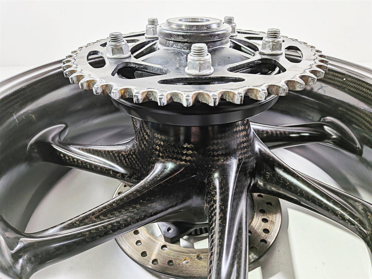 2022 BMW S1000RR K67 Straight Rear Carbon Fiber Wheel Rim 17x6 36317914795-Mototech271