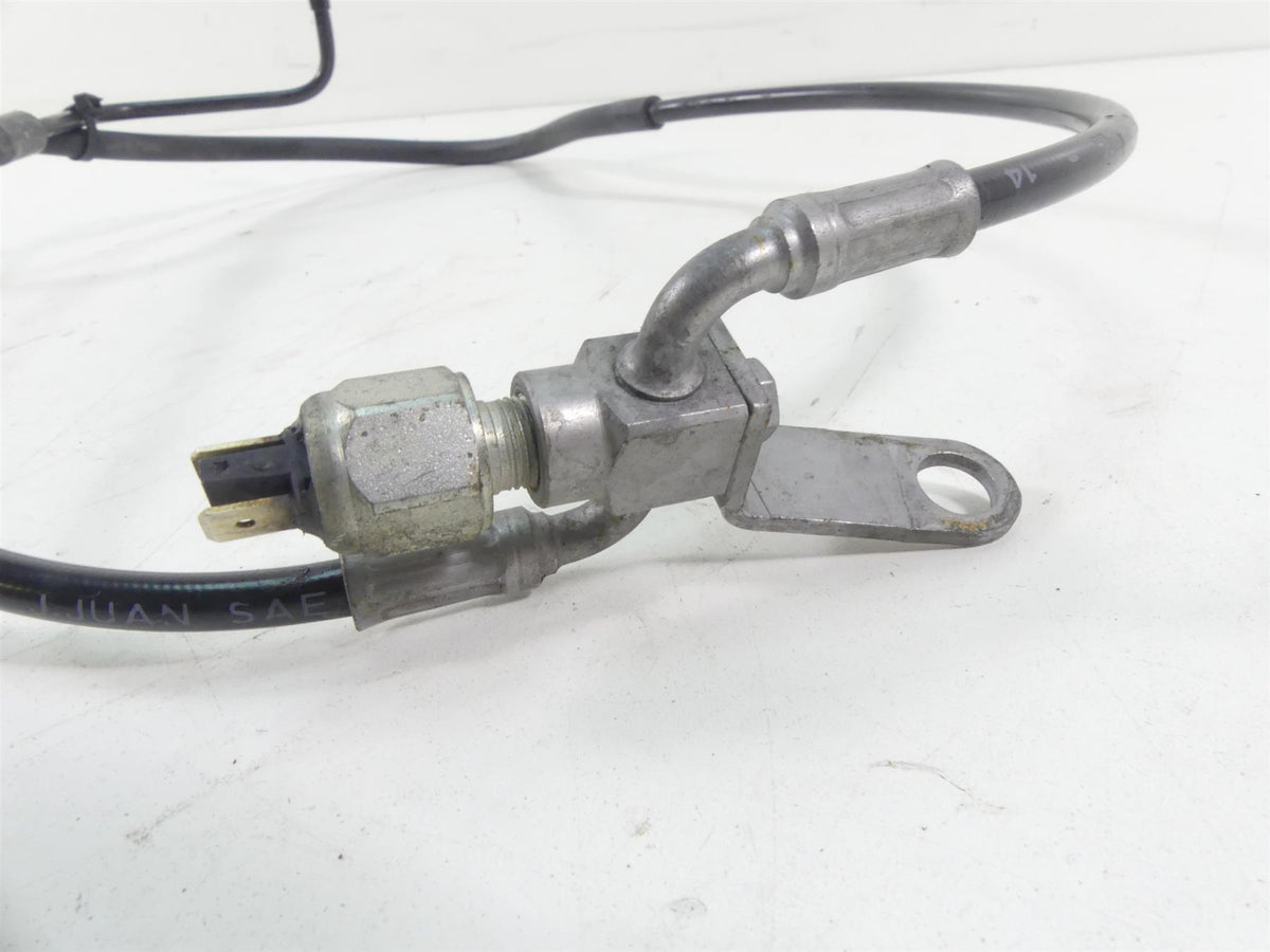 2015 Harley FLS Softail Slim Rear Brake Caliper & Bracket & Line 41300097 {{ shop.shopifyCountryName }} - Mototech271