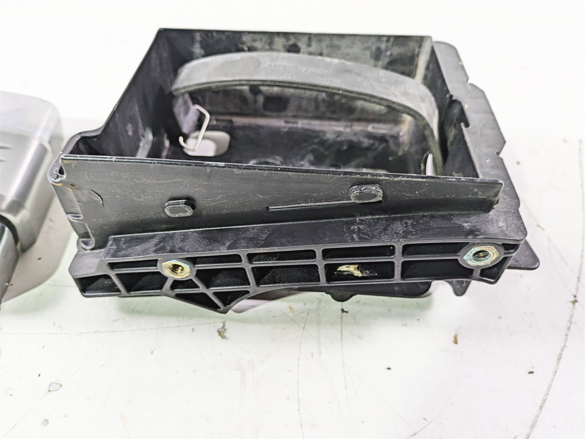 2007 Harley FXDWG Dyna Wide Glide Right Battery Tray & Chrome Cover 66375-06 {{ shop.shopifyCountryName }} - Mototech271