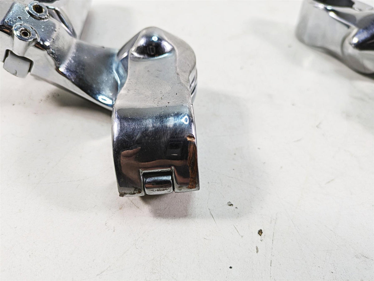 1999 Harley Touring FLHTC Electra Glide Eagle Chrome Highway Foot Peg Set {{ shop.shopifyCountryName }} - Mototech271