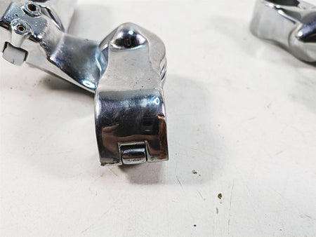 1999 Harley Touring FLHTC Electra Glide Eagle Chrome Highway Foot Peg Set {{ shop.shopifyCountryName }} - Mototech271