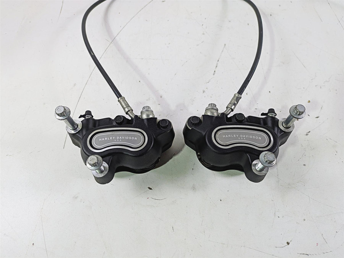 2015 Harley FXDL Dyna Low Rider Front Brake Caliper Set 41300001 41300002 {{ shop.shopifyCountryName }} - Mototech271
