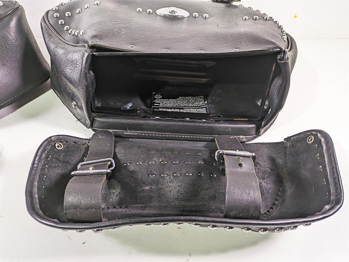2003 Harley FLSTC Softail Heritage 100th Saddlebag & Mount Set 90476-00 90477-00 {{ shop.shopifyCountryName }} - Mototech271