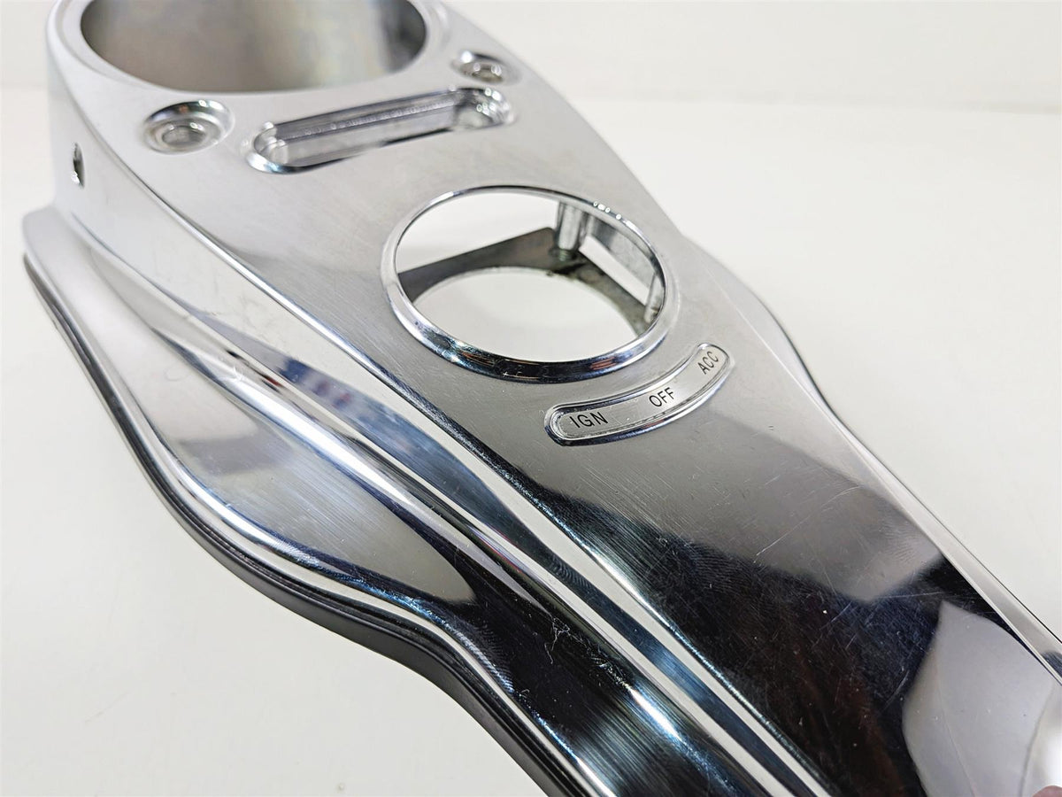2008 Harley FXDSE CVO Dyna Chrome Tank Dash Console Cover Fairing 61698-08-Mototech271