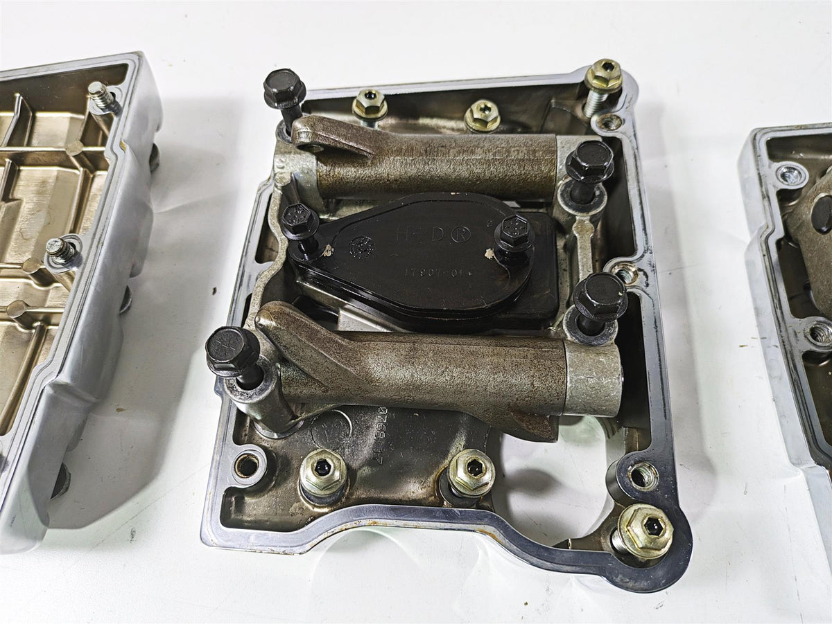 2003 Harley Dyna FXDL Low Rider 100TH Rocker Box Valve Cover Set 17571-99 {{ shop.shopifyCountryName }} - Mototech271