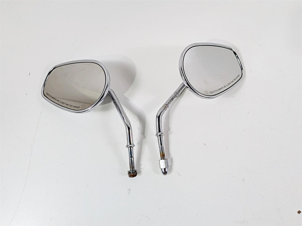 2006 Harley Sportster XL883 Low Rear View Mirror Set Chrome 91846-03B 91848-03B {{ shop.shopifyCountryName }} - Mototech271