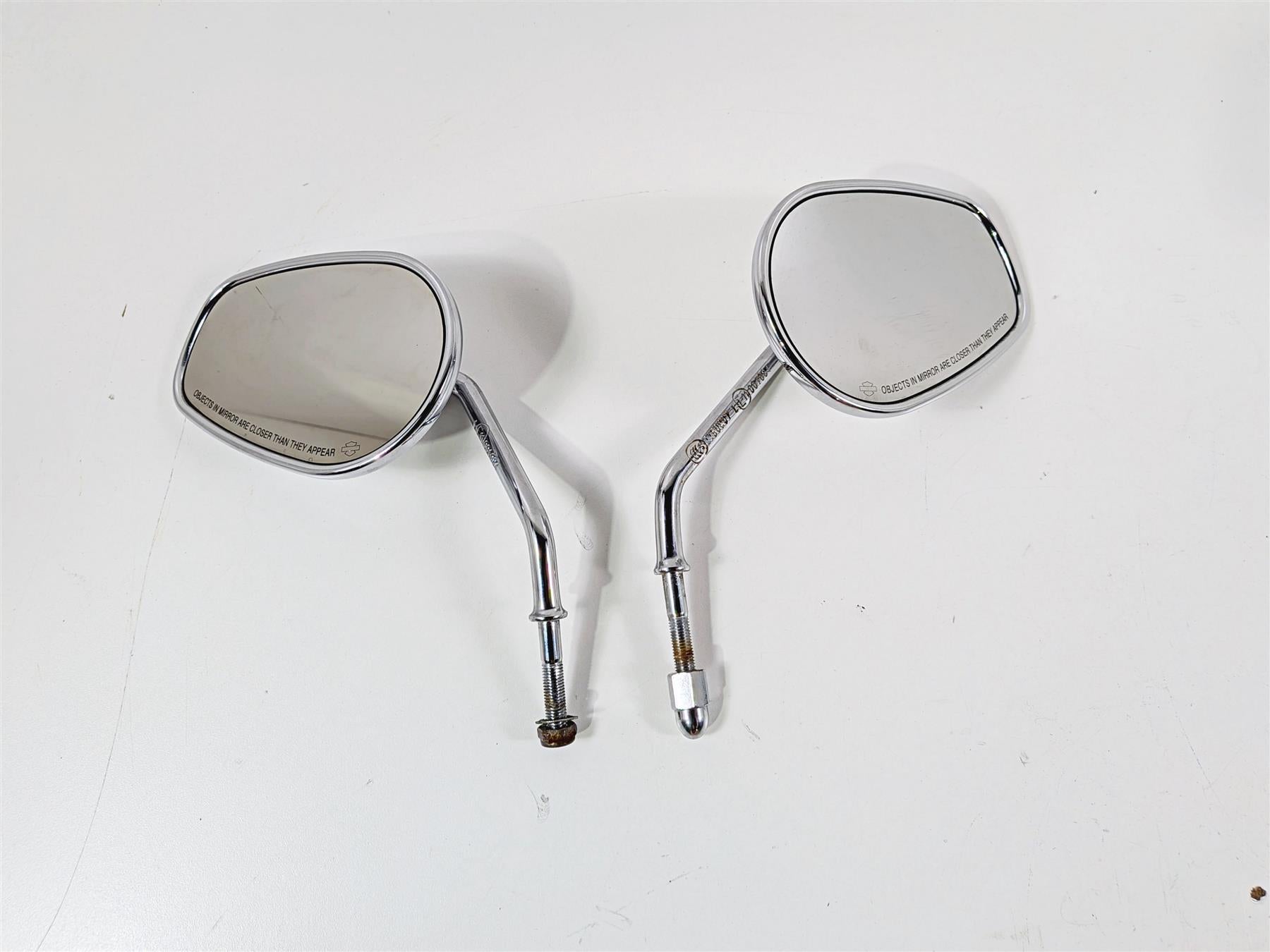 2006 Harley Sportster XL883 Low Rear View Mirror Set Chrome 91846-03B 91848-03B {{ shop.shopifyCountryName }} - Mototech271
