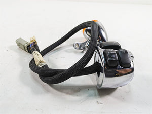 2009 Harley Dyna FXDFSE CVO Fat Bob Left Control Switch + Blinker -Read 71682-06
