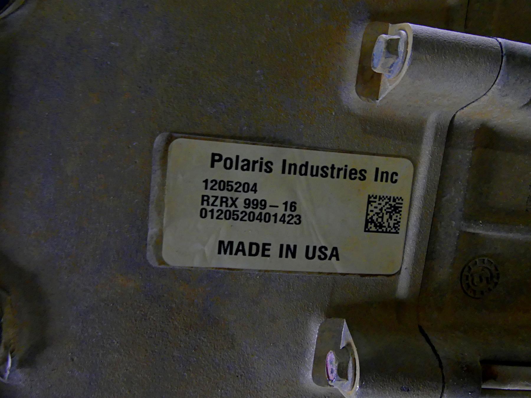 2016 Polaris RZR XP 1000 EPS Running Engine Motor 1K -Video 2205905 2207368 {{ shop.shopifyCountryName }} - Mototech271