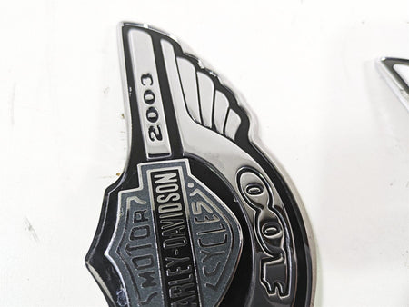 2003 Harley Dyna FXDL Low Rider 100TH Tank Emblems Badges 62230-03A 62231-03A {{ shop.shopifyCountryName }} - Mototech271