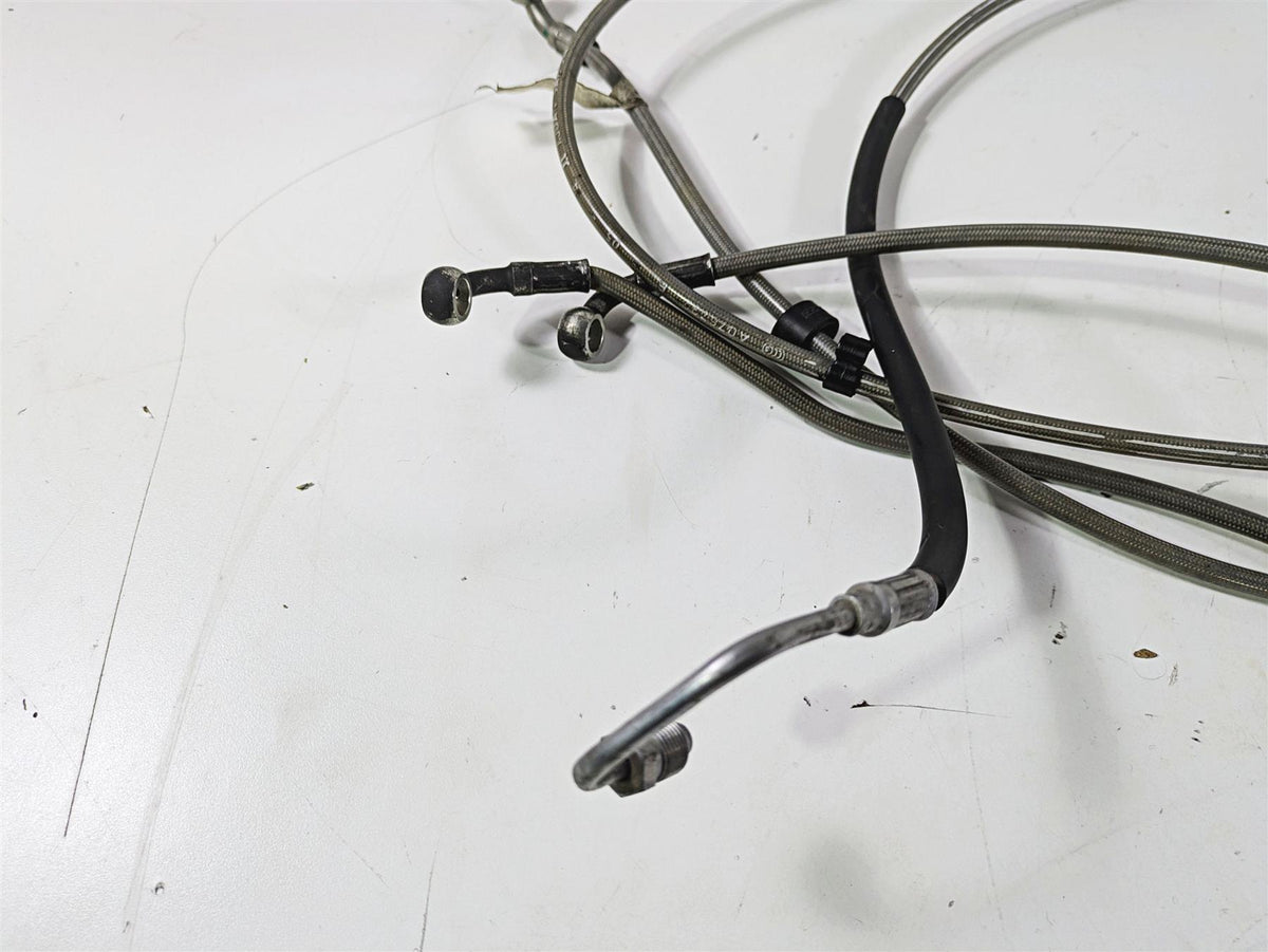 2016 Moto Guzzi Stelvio 1200 8V NTX Abs Brake Line Hose Set 886163 886164 {{ shop.shopifyCountryName }} - Mototech271