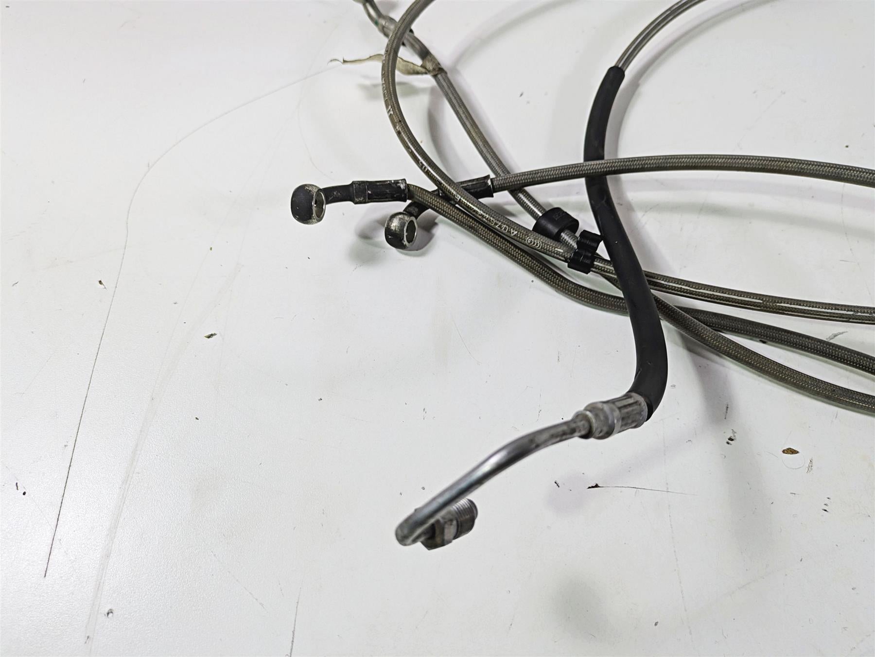 2016 Moto Guzzi Stelvio 1200 8V NTX Abs Brake Line Hose Set 886163 886164 {{ shop.shopifyCountryName }} - Mototech271