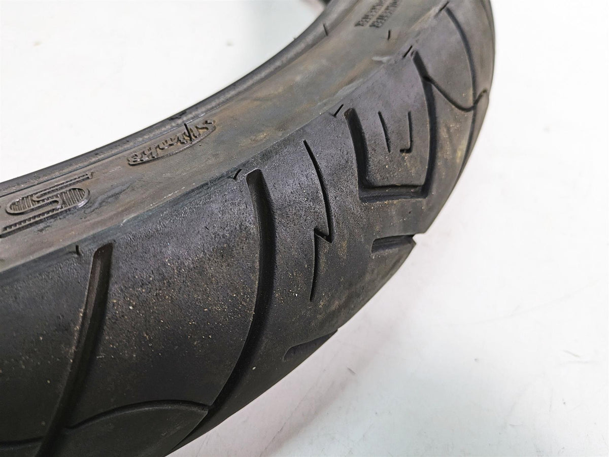 Used Motorcycle Front Tire Shinko SR777 100/90-19 R-271763 {{ shop.shopifyCountryName }} - Mototech271