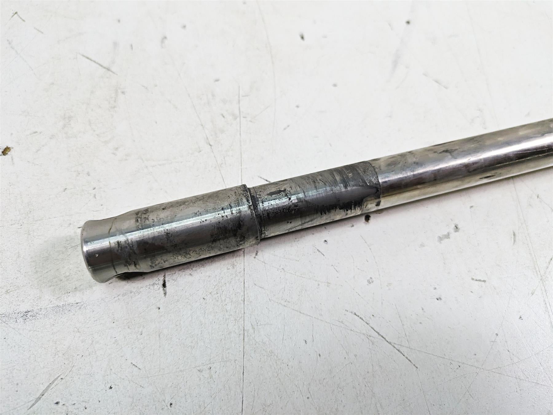 2006 Harley FLSTI Softail Heritage Front Axle Wheel Spindle 3/4" 41584-86A {{ shop.shopifyCountryName }} - Mototech271