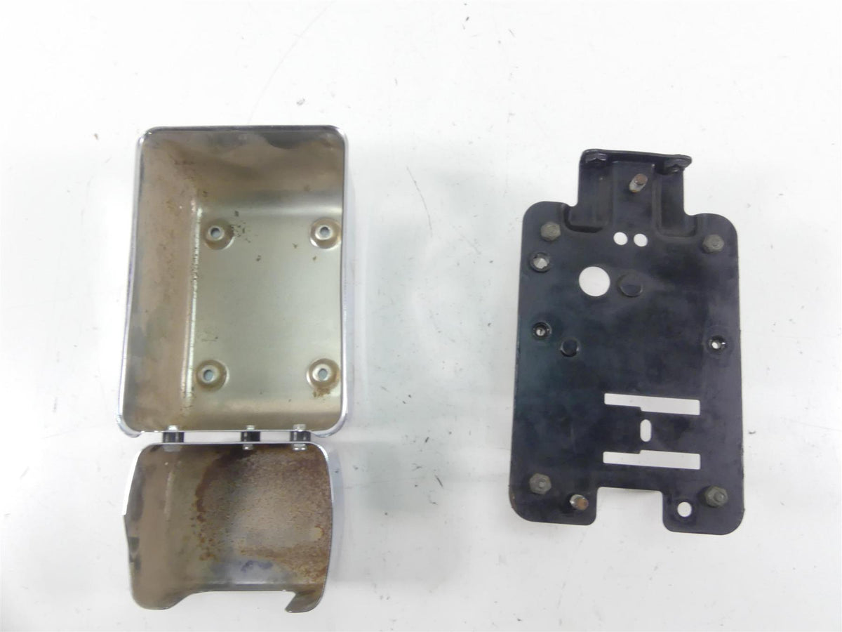 1998 Harley Dyna FXDL Low Rider Electrical Box Carrier + Chrome Cover 66333-90 {{ shop.shopifyCountryName }} - Mototech271