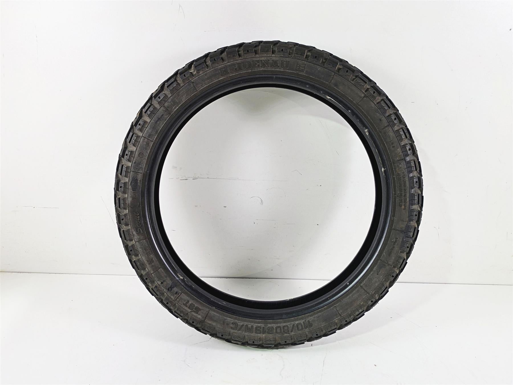 Used Motorcycle Tire Heidenau Scout 110/80B19 K60