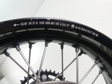 Load image into Gallery viewer, 2017 BMW F800GS K72 Straight Rear Wheel Rim 17x4.25 36317719727 36318564177 | Mototech271
