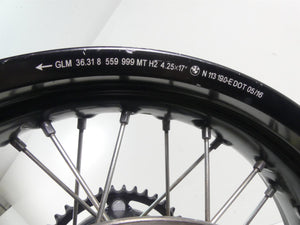 2017 BMW F800GS K72 Straight Rear Wheel Rim 17x4.25 36317719727 36318564177 | Mototech271