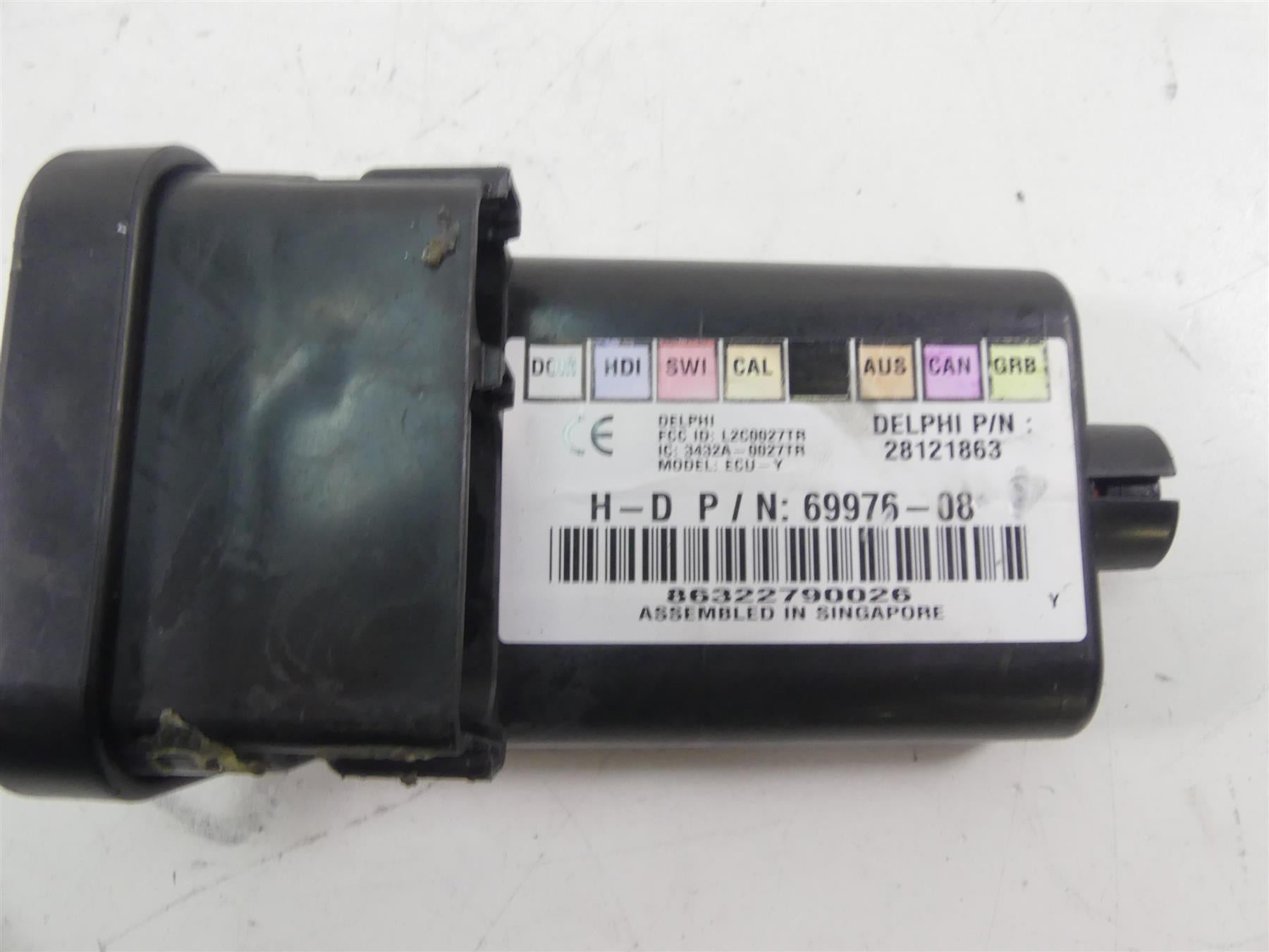 2012 Harley VRSCF Muscle Rod Tssm Turn Signal Security Module + Fob Key 69976-08 {{ shop.shopifyCountryName }} - Mototech271