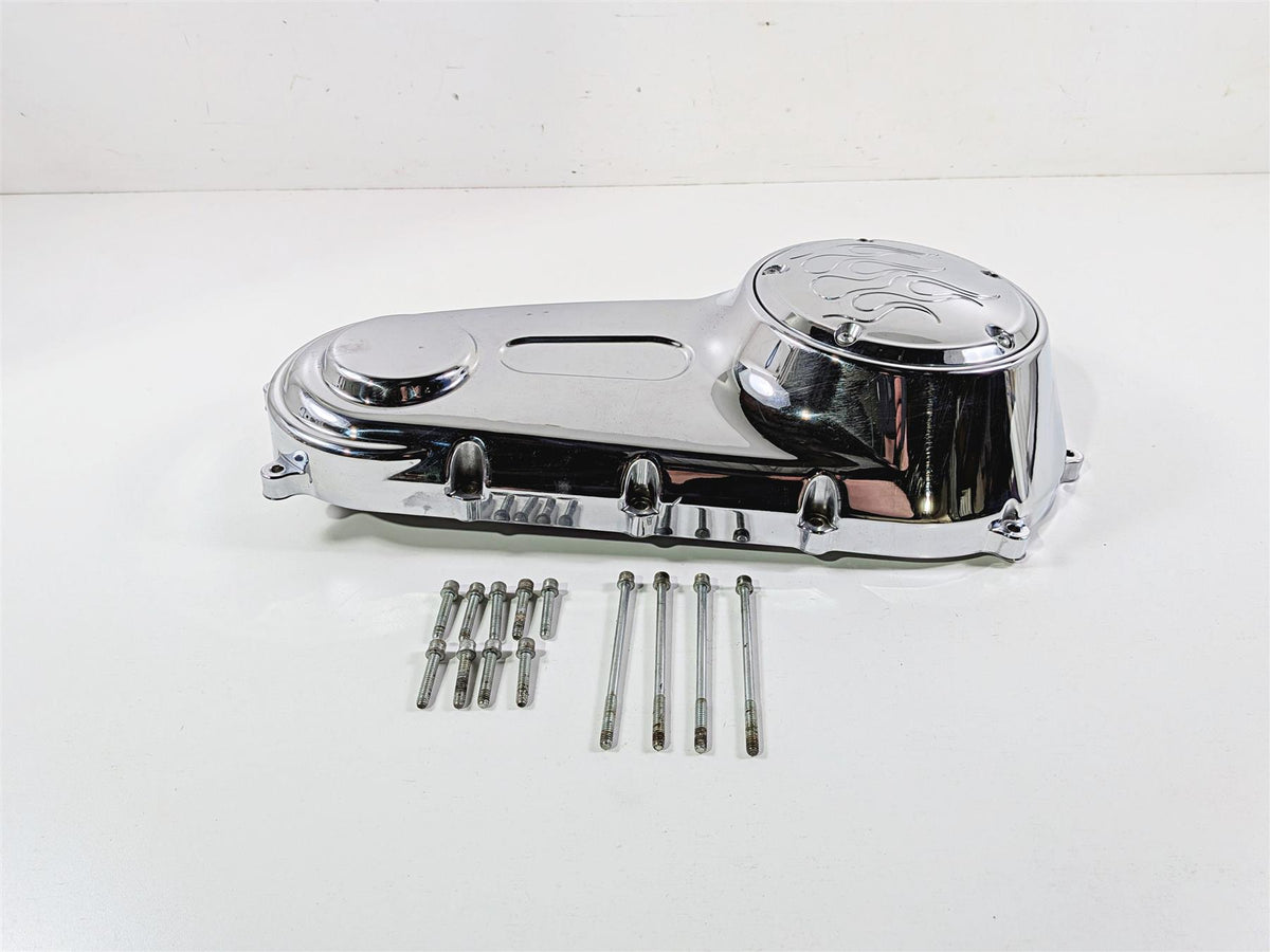 2009 Harley FXCWC Softail Rocker Outer Primary Drive Clutch Cover 60784-06 {{ shop.shopifyCountryName }} - Mototech271