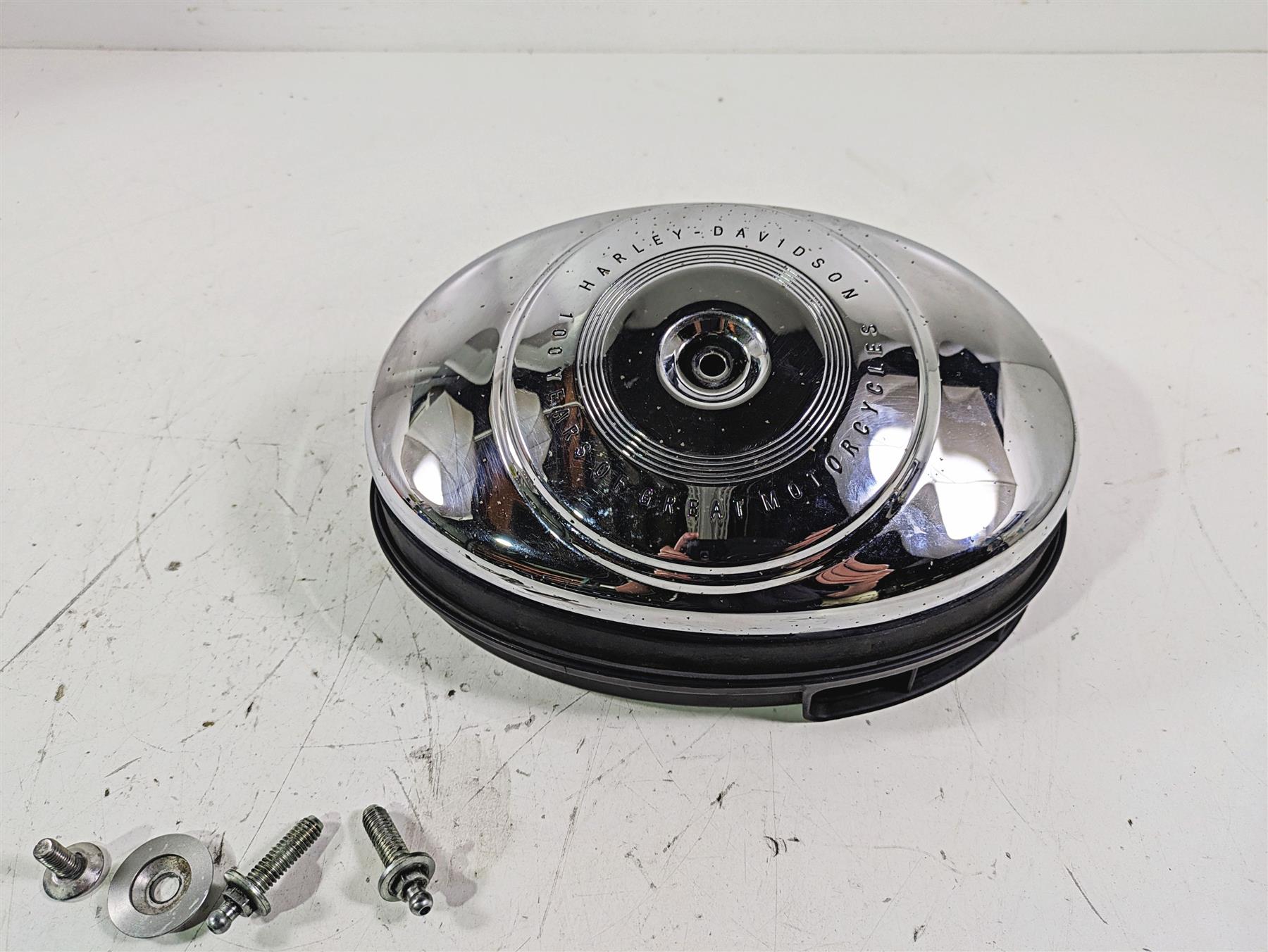 2003 Harley Touring FLHTCUI 100TH E-Glide Air Cleaner Breather Filter 29809-03 {{ shop.shopifyCountryName }} - Mototech271