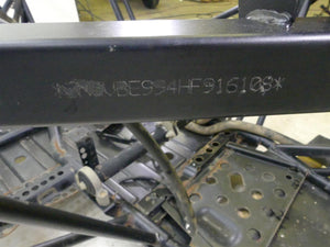 2017 Polaris RZR 1000 S Straight Main Frame Chassis + Clean Texas Title - 1022390 | Mototech271