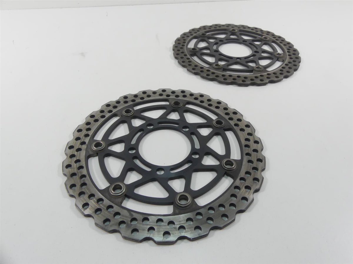 2008 Kawasaki ZX6R ZX6 R Ninja Front Brake Rotor Disc Set 41080-0077-5C {{ shop.shopifyCountryName }} - Mototech271