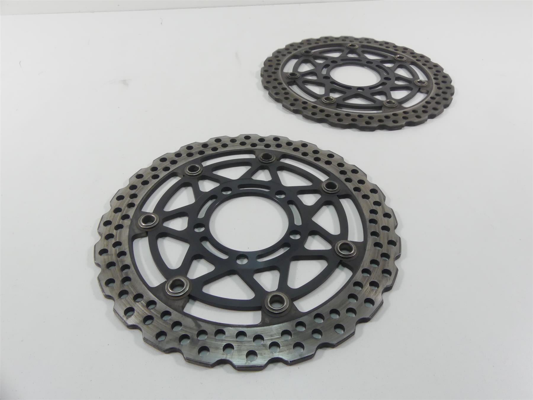 2008 Kawasaki ZX6R ZX6 R Ninja Front Brake Rotor Disc Set 41080-0077-5C {{ shop.shopifyCountryName }} - Mototech271
