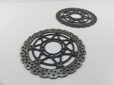 2008 Kawasaki ZX6R ZX6 R Ninja Front Brake Rotor Disc Set 41080-0077-5C {{ shop.shopifyCountryName }} - Mototech271