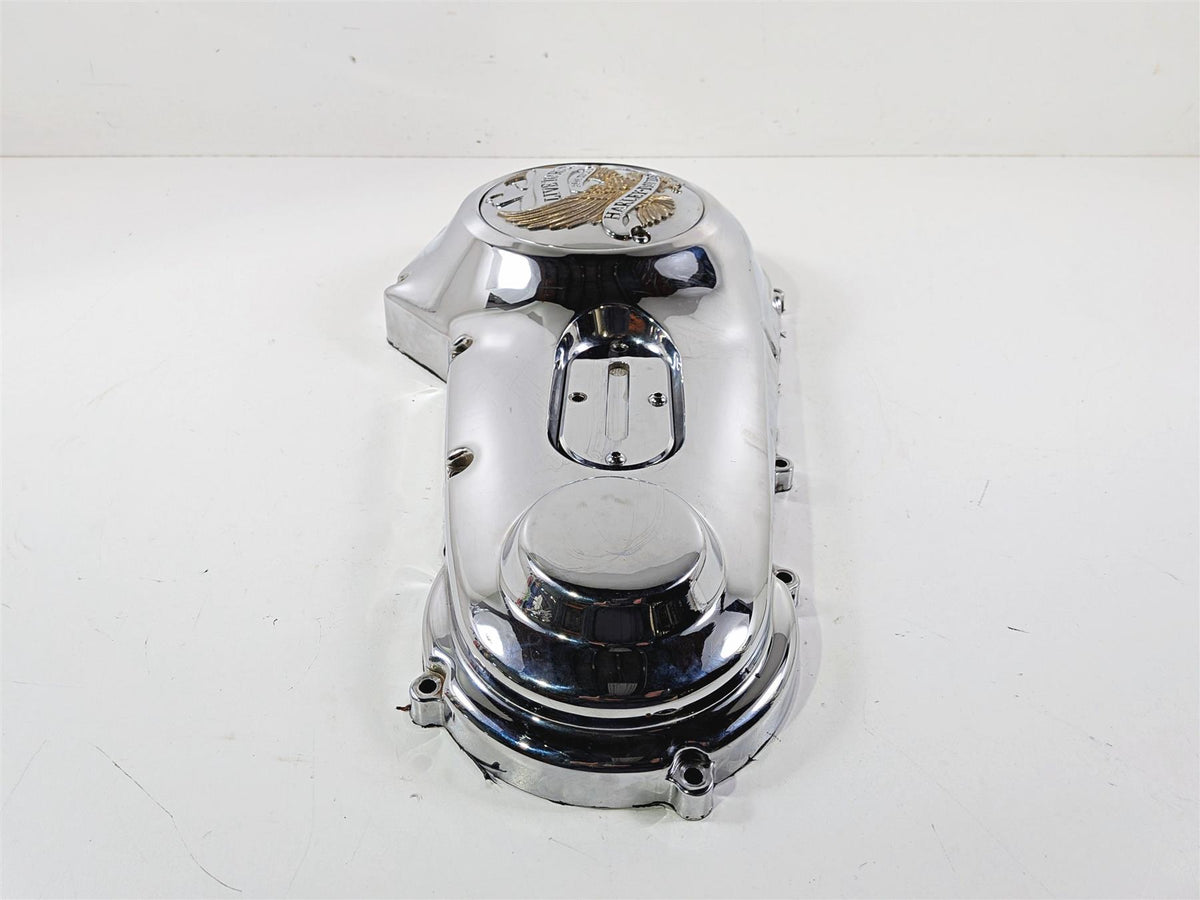 1996 Harley FLSTC Softail Heritage Chrome Outer Primary Clutch Cover 60506-95 {{ shop.shopifyCountryName }} - Mototech271