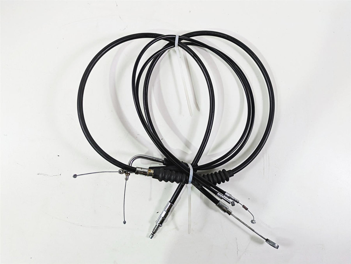 2011 Harley FXDC Dyna Super Glide 12" Extended Throttle Clutch Cable Set {{ shop.shopifyCountryName }} - Mototech271