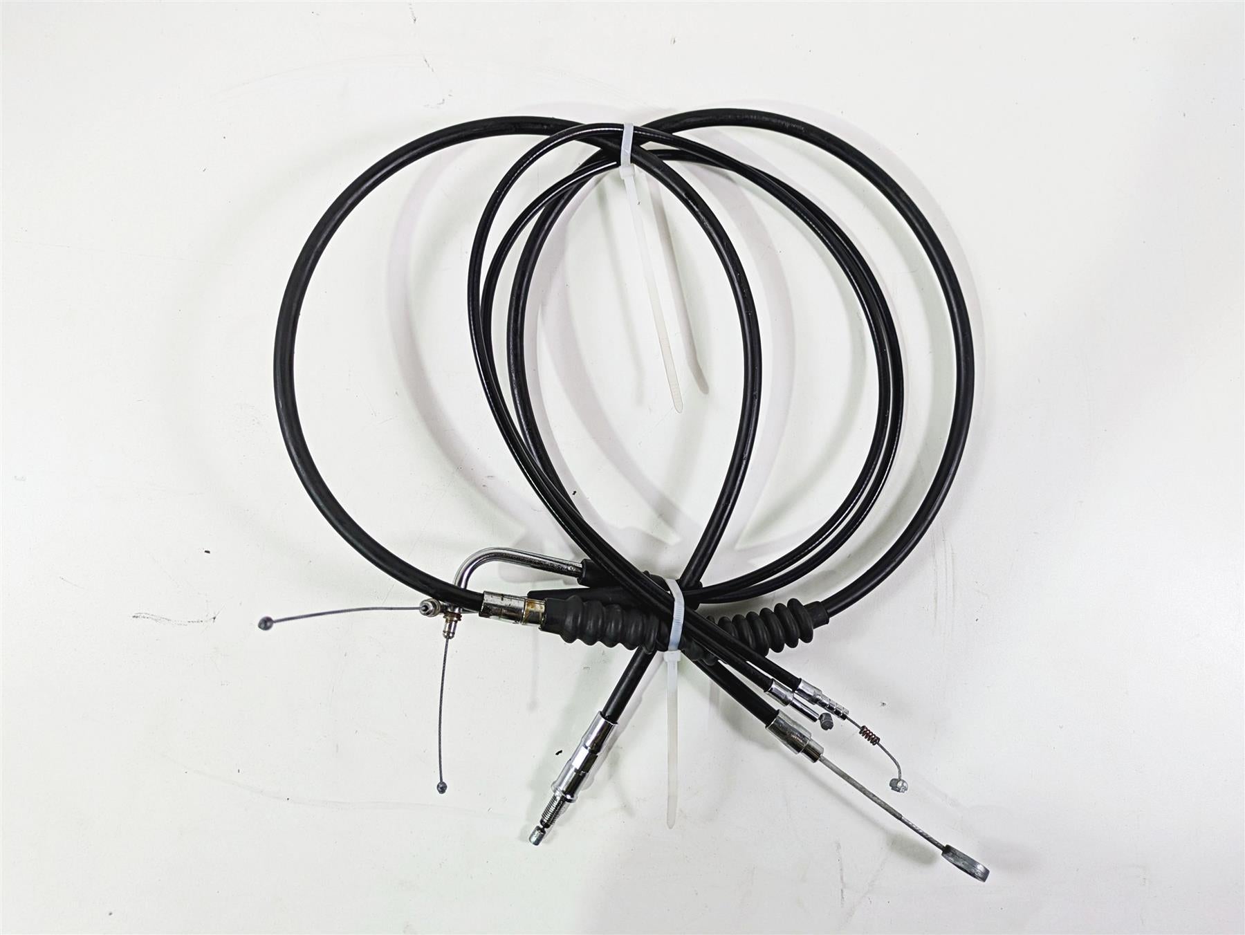 2011 Harley FXDC Dyna Super Glide 12" Extended Throttle Clutch Cable Set {{ shop.shopifyCountryName }} - Mototech271