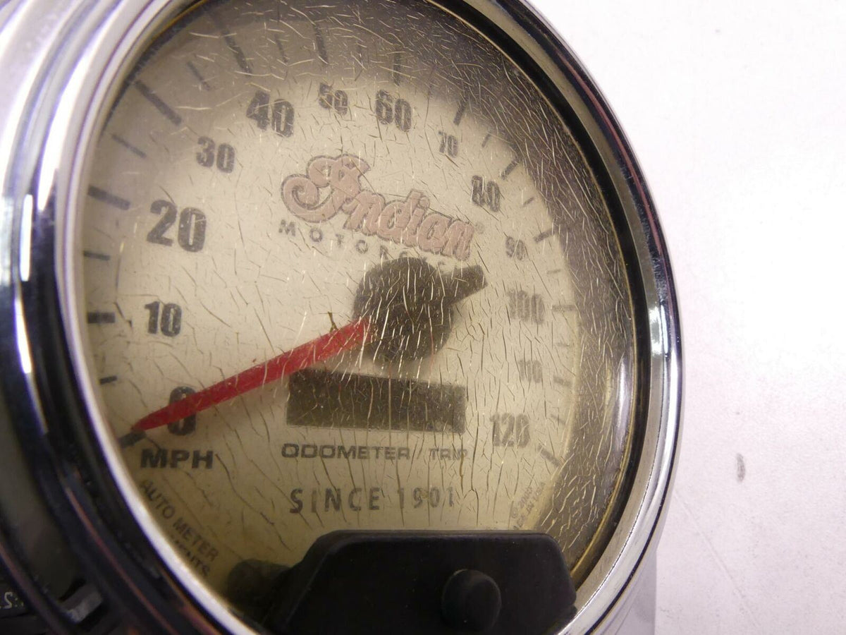 2003 Indian Spirit Springfield Speedometer Gauges Instrument 25K - Read 56-054 {{ shop.shopifyCountryName }} - Mototech271