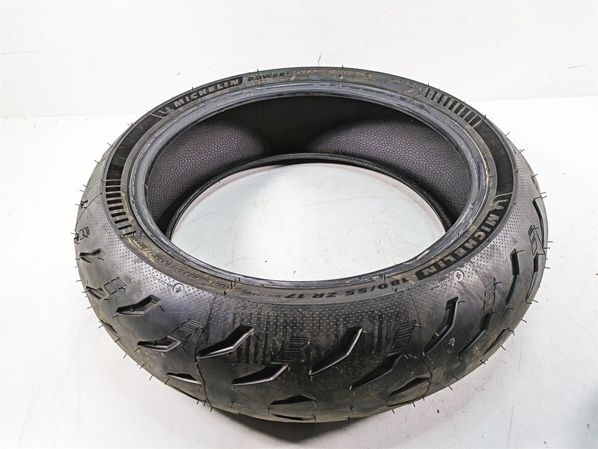 Used Motorcycle Rear Tire Michelin Power 5 180/55 ZR17 850757 {{ shop.shopifyCountryName }} - Mototech271