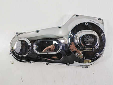 1999 Harley Dyna FXDL Low Rider Outer Primary Drive Chrome Clutch Cover 60506-99 {{ shop.shopifyCountryName }} - Mototech271