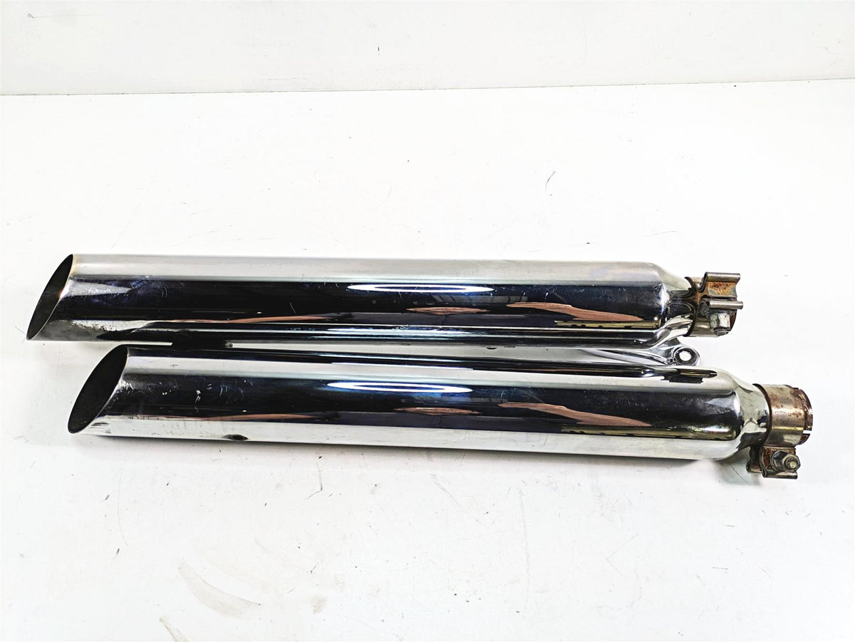 2009 Harley Dyna FXDFSE CVO Fat Bob Exhaust Pipe Muffler Set 65884-09 65886-09 {{ shop.shopifyCountryName }} - Mototech271