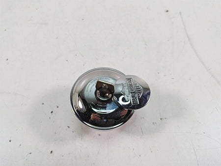2006 Harley Softail FXSTSI Springer Chrome Fuel Gas Cap & Key {{ shop.shopifyCountryName }} - Mototech271