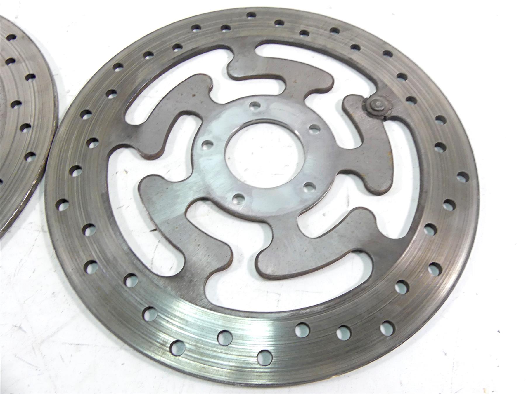2010 Harley Touring FLHRC Road King Front Brake Disc Rotor Set 41808-08 41809-08 {{ shop.shopifyCountryName }} - Mototech271