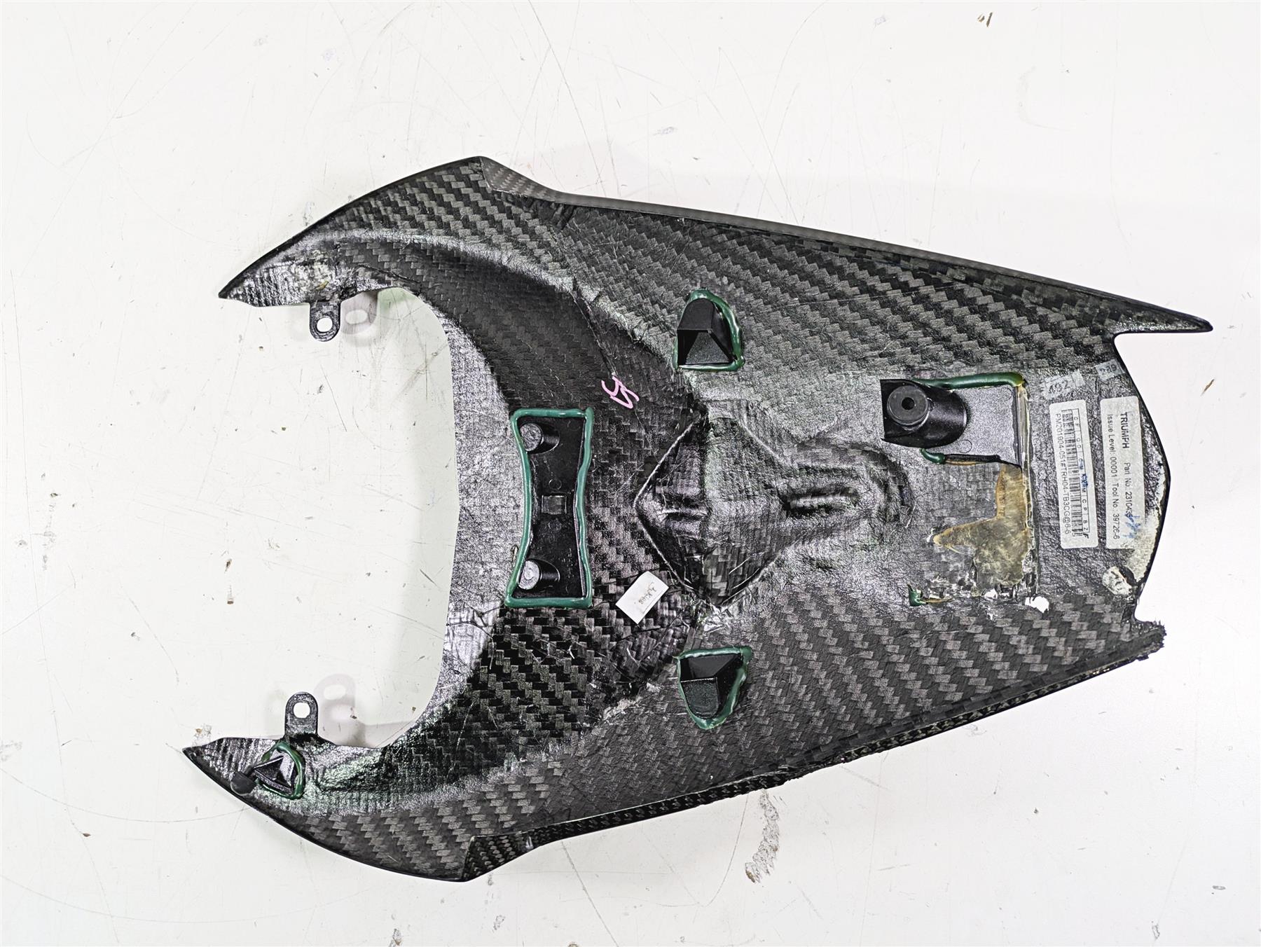 2020 Triumph Daytona 765 Moto2 Rear Carbon Seat Cowl Tail Cover Fairing T2310435 {{ shop.shopifyCountryName }} - Mototech271