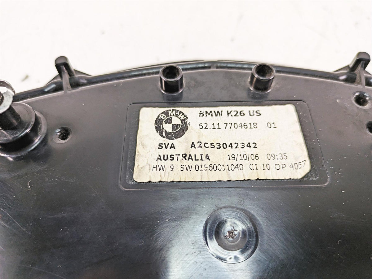 2007 BMW R1200RT K26 Speedometer Gauge Instrument 29K 62117704618 {{ shop.shopifyCountryName }} - Mototech271
