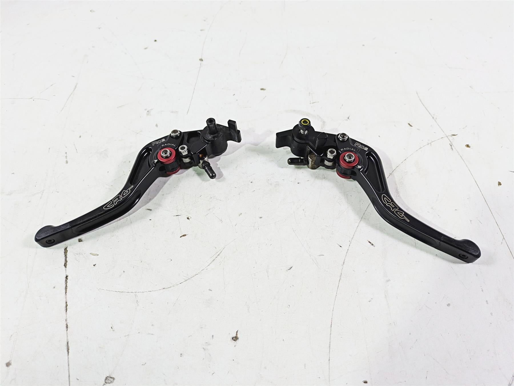 2008 Aprilia RSVR 1000 Factory CRG RC2 Adjustable Clutch & Brake Master Levers