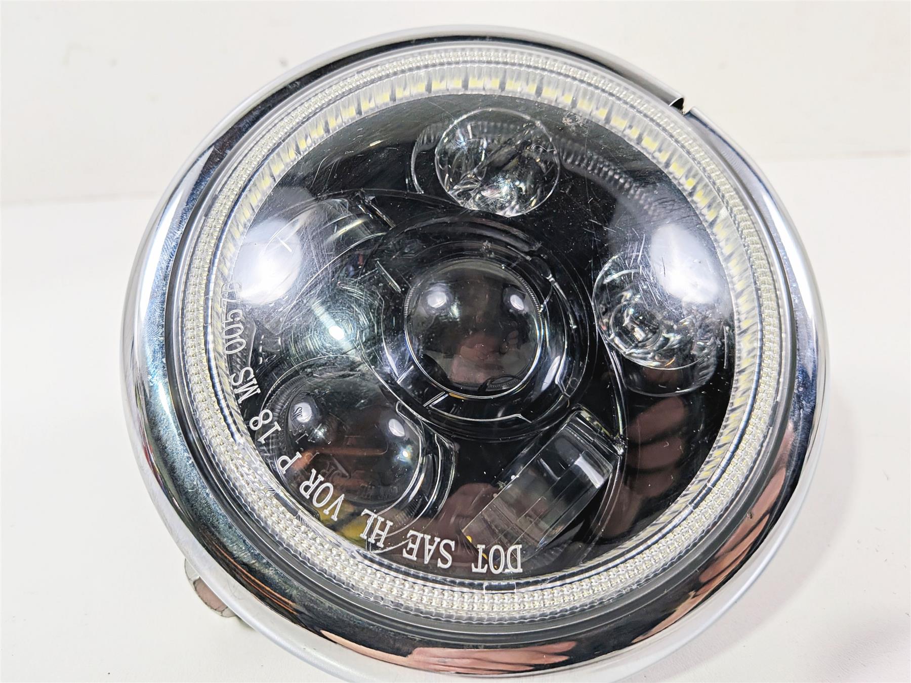 2014 Harley FXDL Dyna Low Rider Head Light Lamp Headlight & Mount 69774-07A {{ shop.shopifyCountryName }} - Mototech271