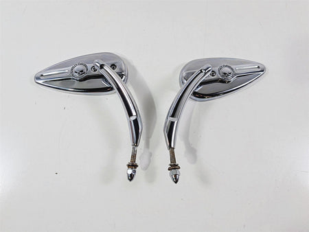 2014 Harley Touring FLHTK Electra Glide Willie G Teardrop Chrome Mirror 56000394-Mototech271
