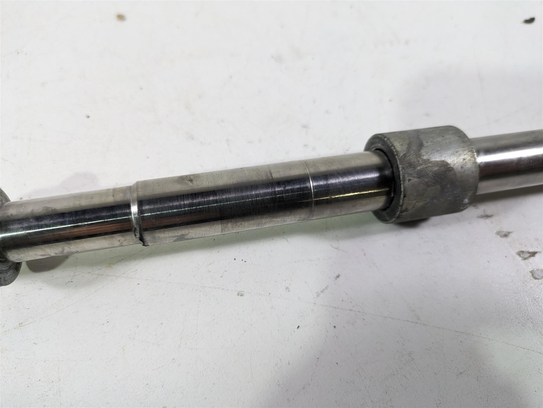 2003 Harley FLSTC Softail Heritage 100th Front Axle Wheel Spindle 3/4" 41584-86A {{ shop.shopifyCountryName }} - Mototech271