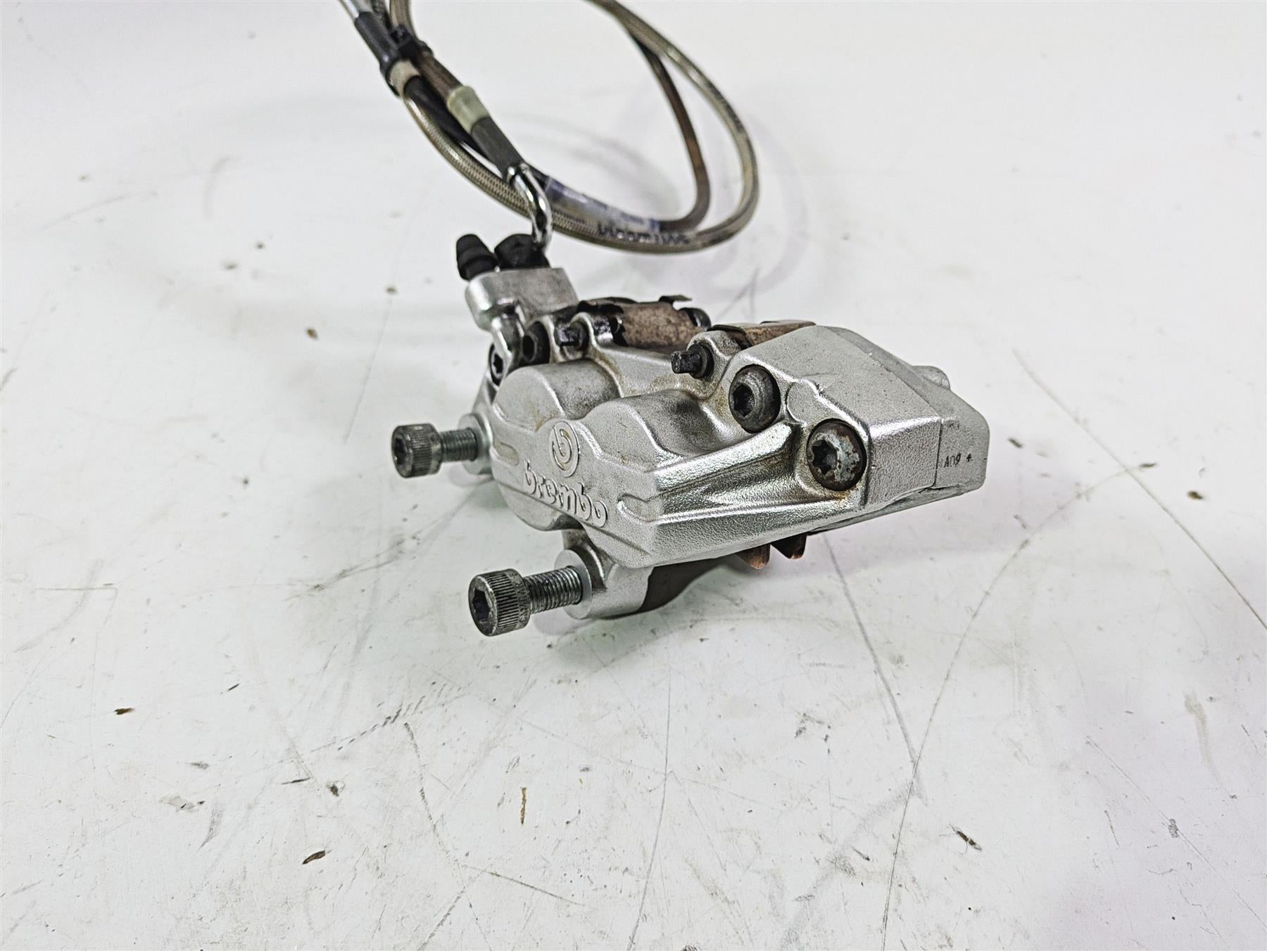 2004 Victory Kingpin Front Brembo Brake Caliper + Line 1910726 {{ shop.shopifyCountryName }} - Mototech271