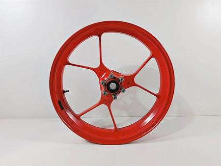 2016 Aprilia RSV 1100 Tuono V4 Factory Strgt Front Red 17x3.5 Wheel Rim 2B002105 {{ shop.shopifyCountryName }} - Mototech271